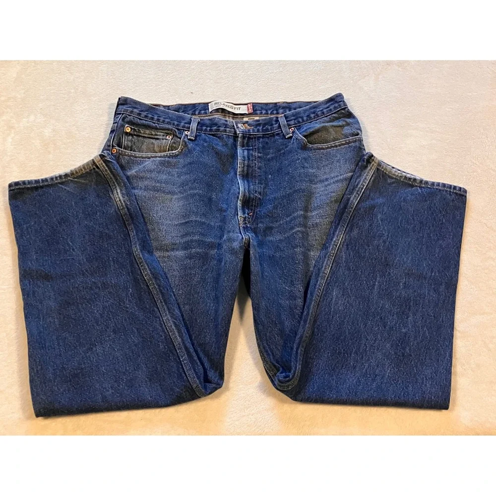 Levi's 550 Relaxed Fit Jeans Mens 40x32 Blue Medium Wash Denim Pants